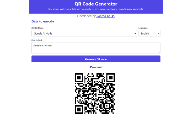 QR Code Generator
