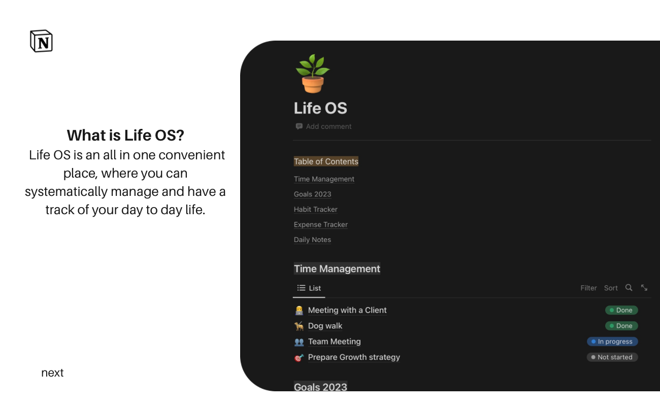 Life OS gallery image