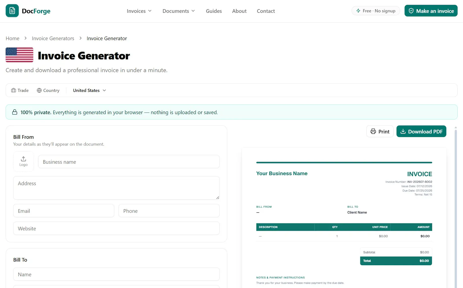 DocForge screenshot 5