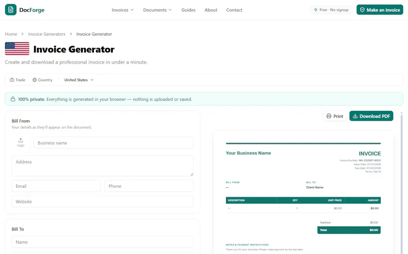 DocForge screenshot 5