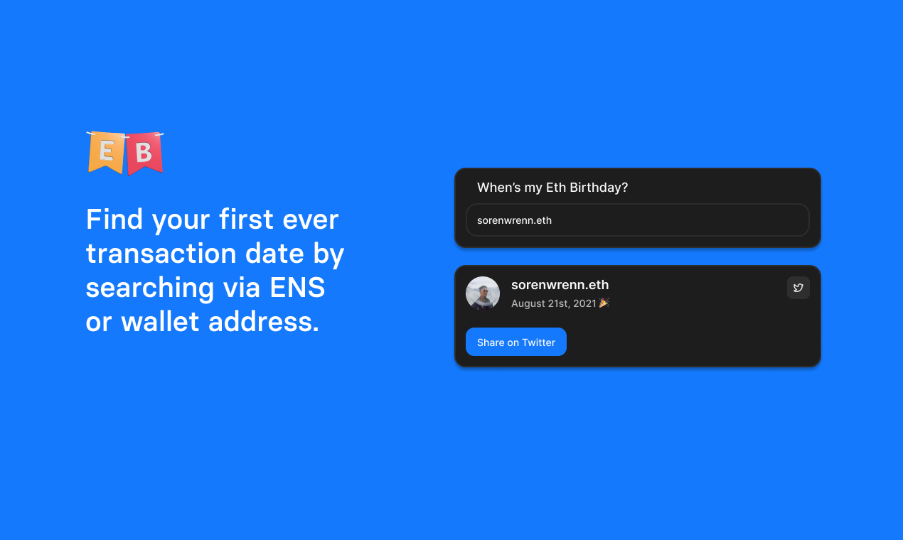 Ethereum Birthdays gallery image