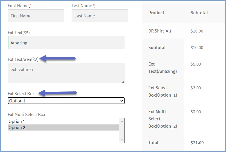 woocommerce conditional checkout fields