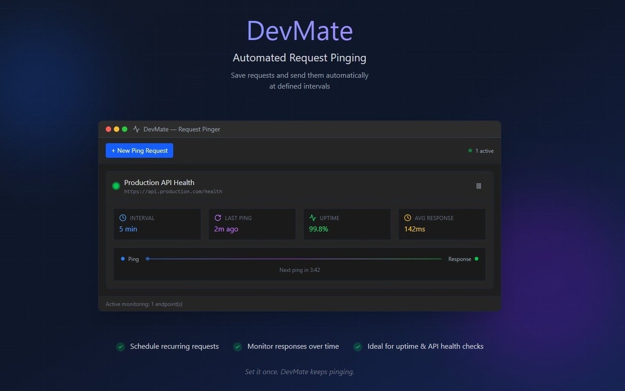 DevMate - Screenshot 4 showing product features and functionality