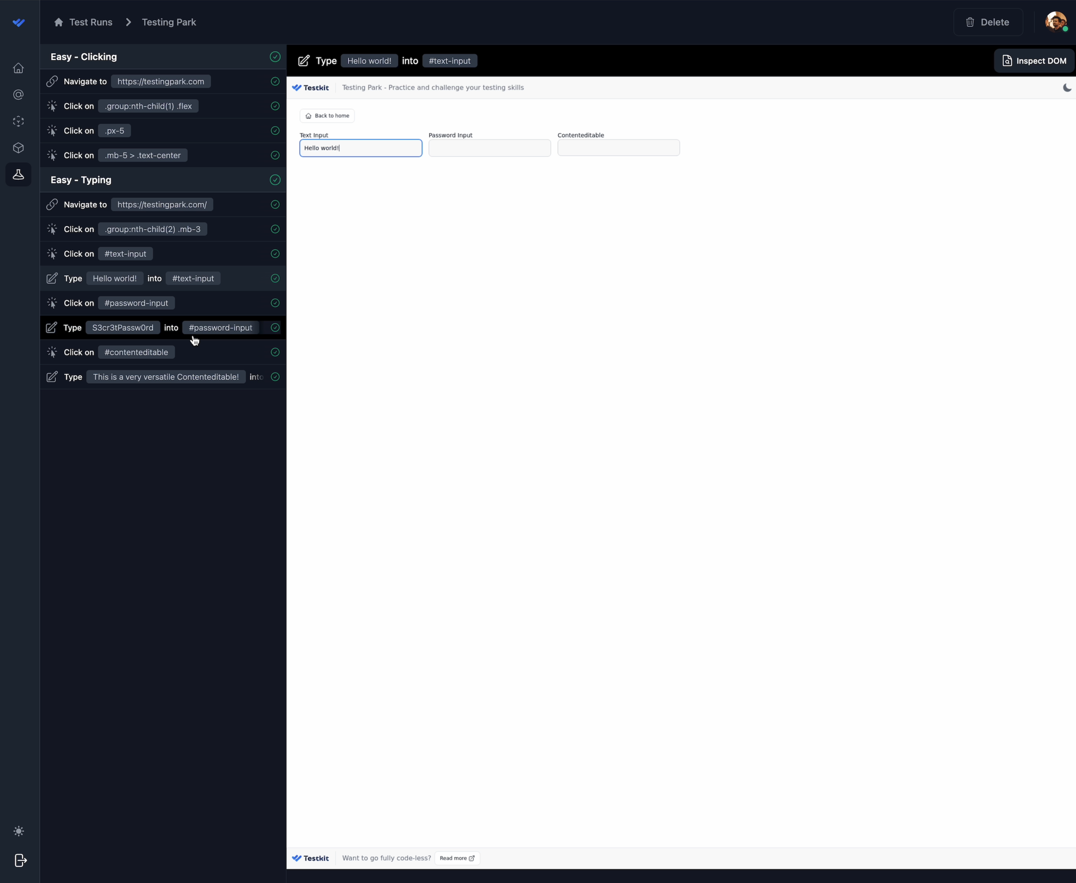 Testkit Public Beta - Создайте бездельные тесты, которые фиксируются с помощью искусственного интеллекта медиа 10
