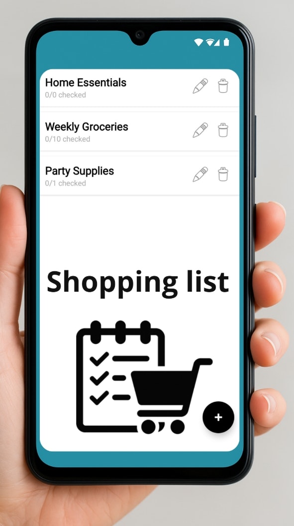 Simple Shopping List SD - Main product screenshot demonstrating key features and user interface