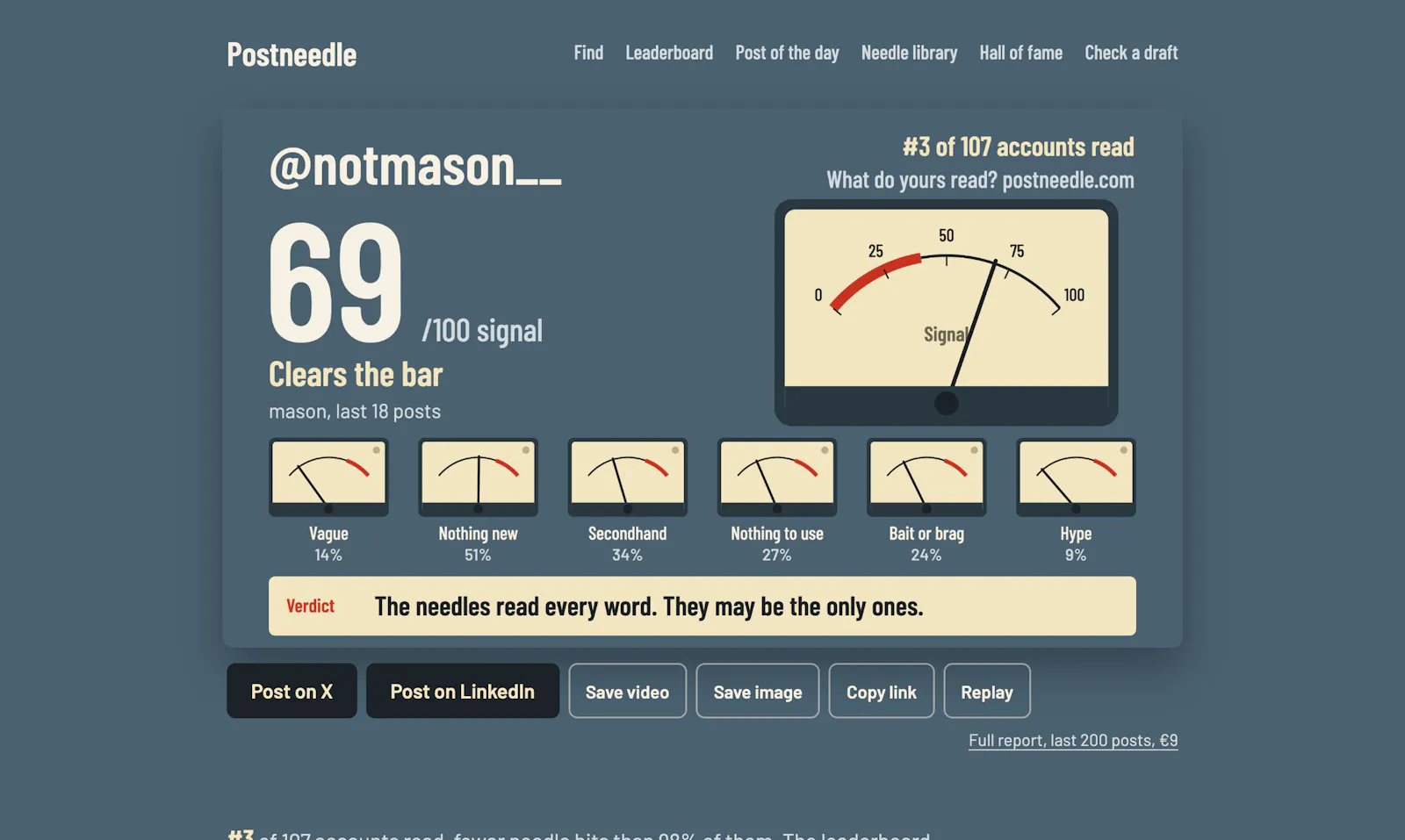 Postneedle screenshot 2