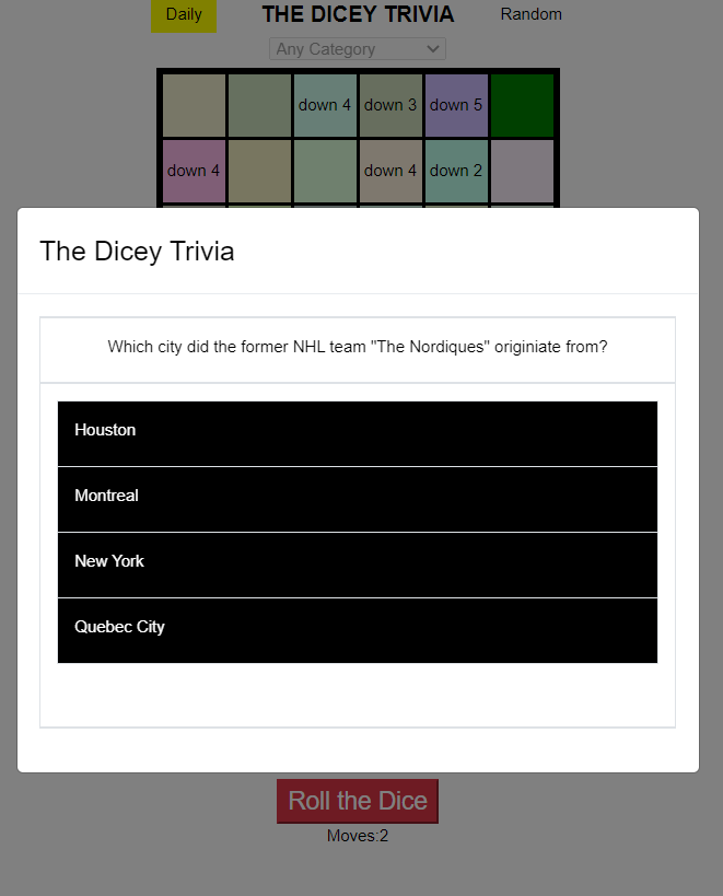 The Dicey Trivia gallery image