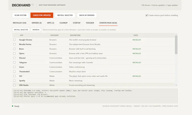 DECKHAND screenshot 2