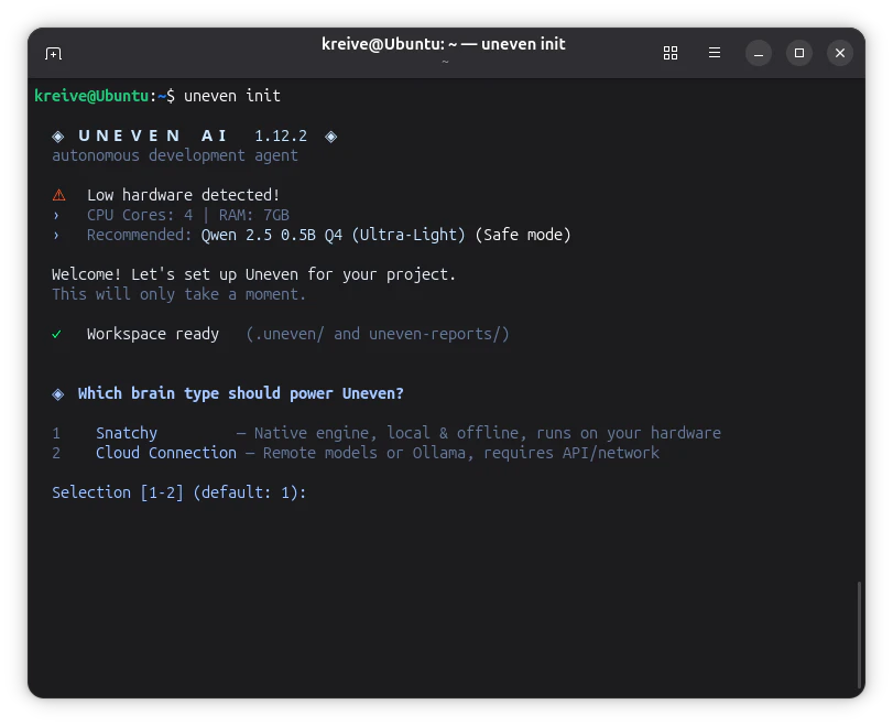 Uneven AI screenshot 1