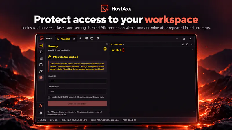 HostAxe Terminal screenshot 7