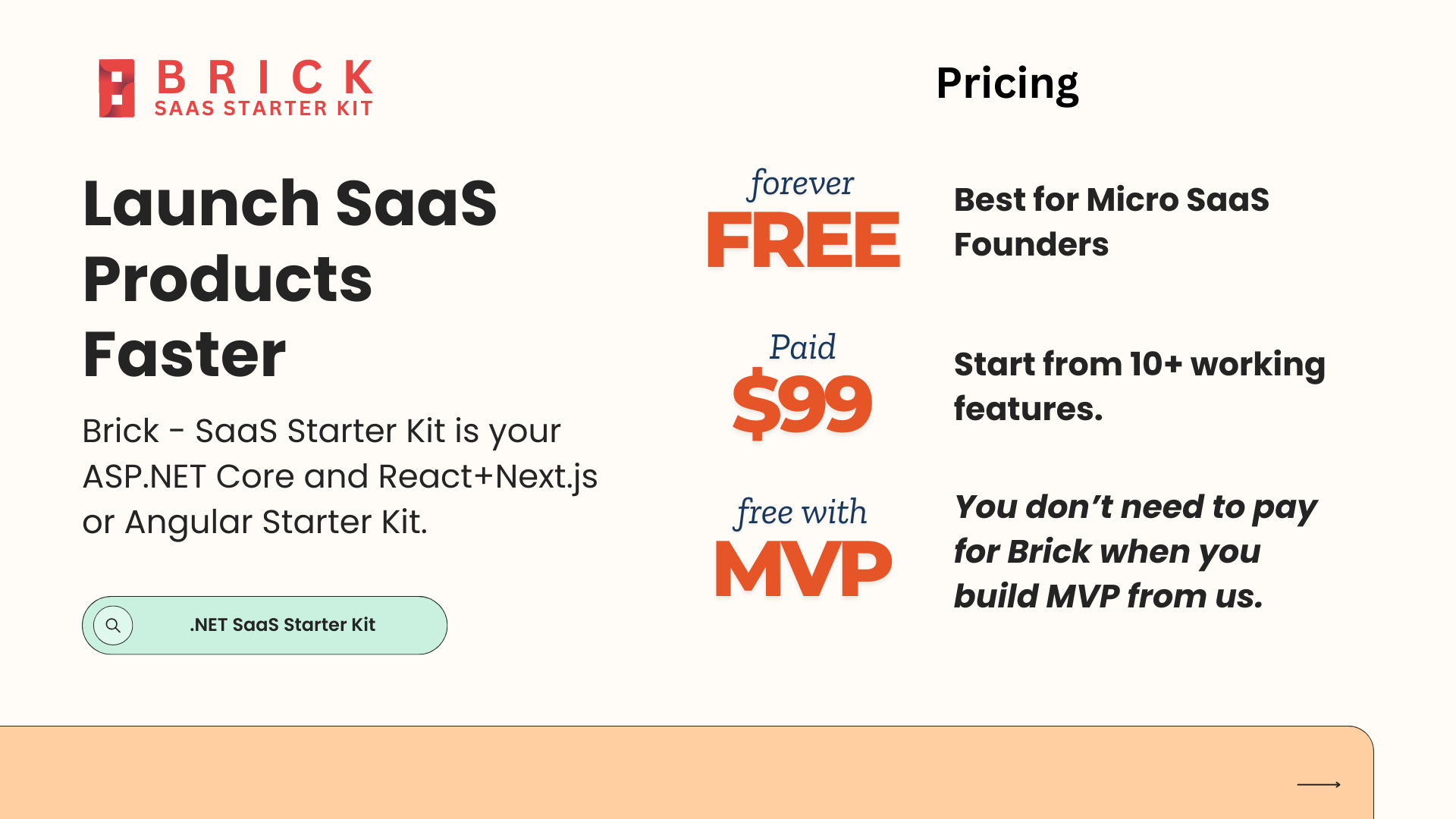 Brick - SaaS Starter Kit media 6