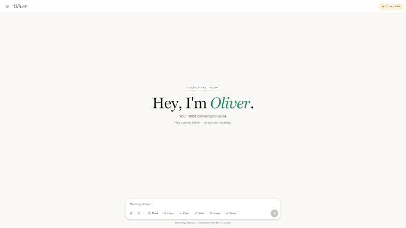 Oliver screenshot 1