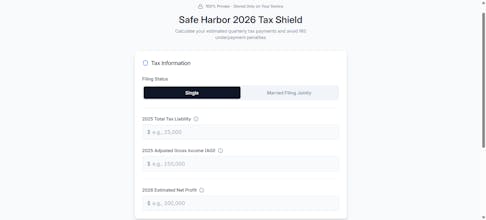 Safe Harbor Tax Shield (2026 Edition) gallery image