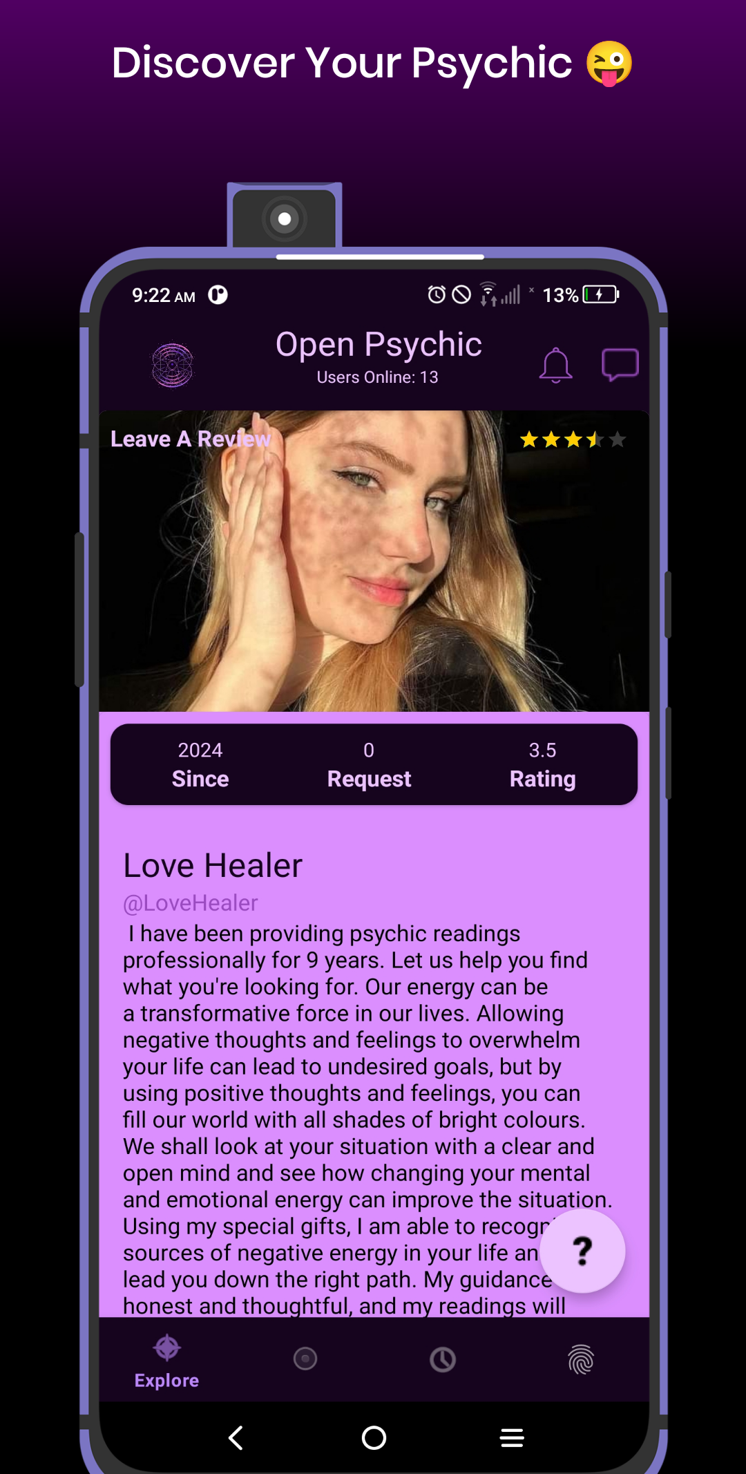 Offene psychische App - 100% frei zu verwenden Medien 7