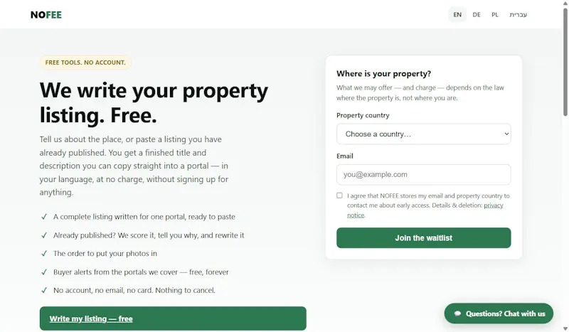 NOFEE screenshot 2