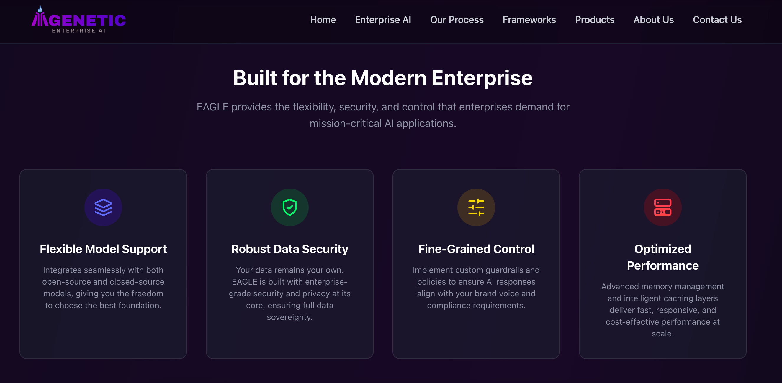 وسائط Enterprise AI Agentic Framework- Eagle - Enterprise Auppeded Genai & LLM Engine 4