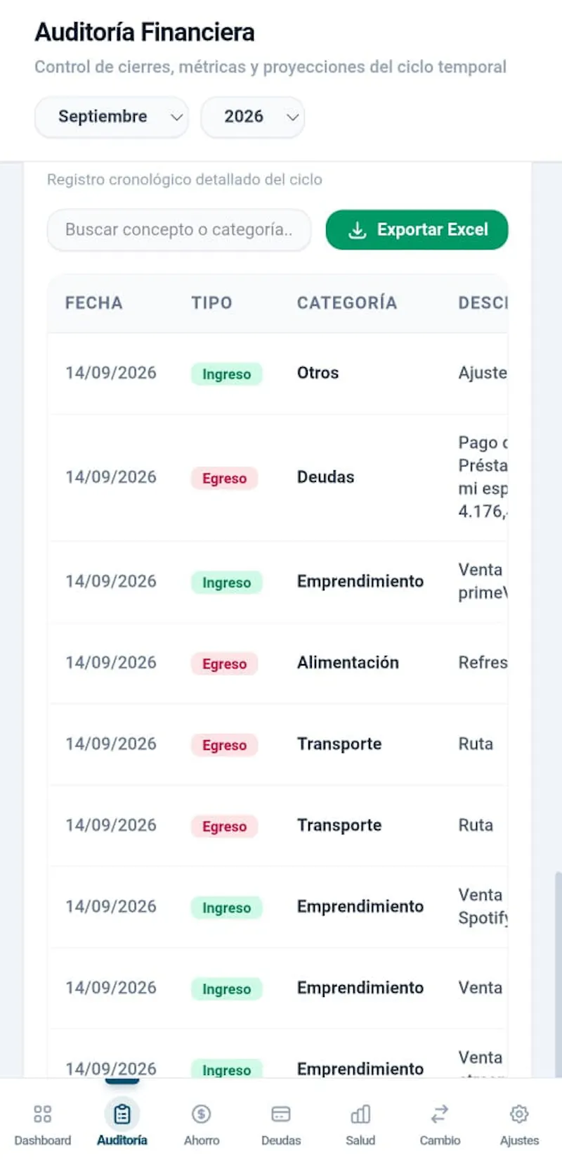 Gestio screenshot 5