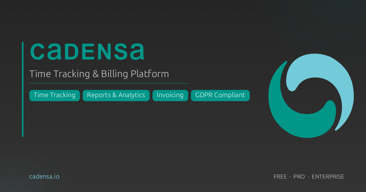 Cadensa — Time Tracking for Agencies gallery image