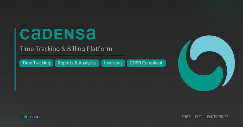 Cadensa — Time Tracking for Agencies screenshot 1