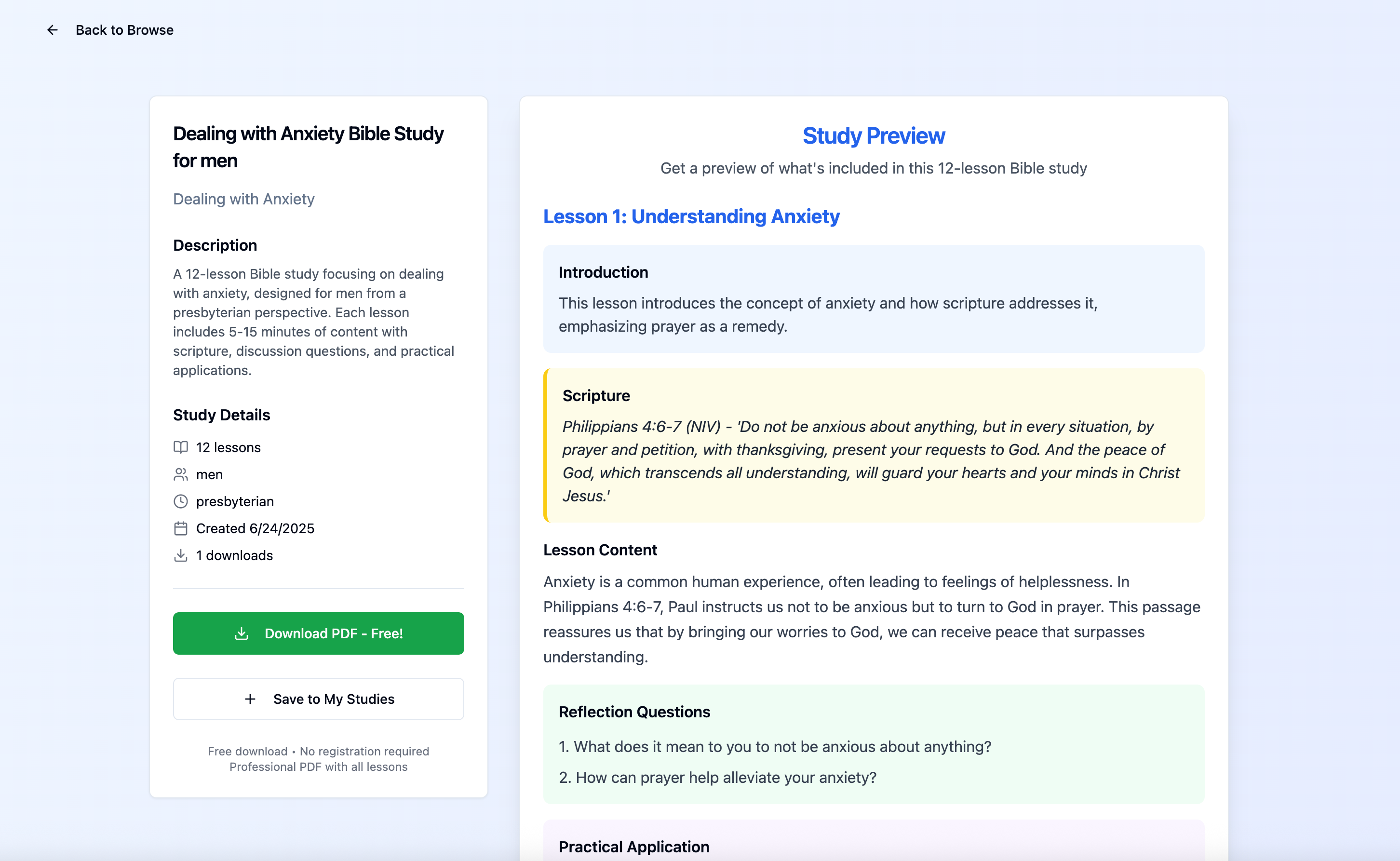 AI Bible Study Generator media 2