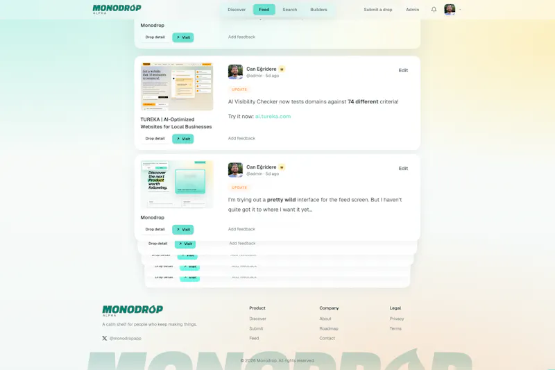 Monodrop screenshot 2