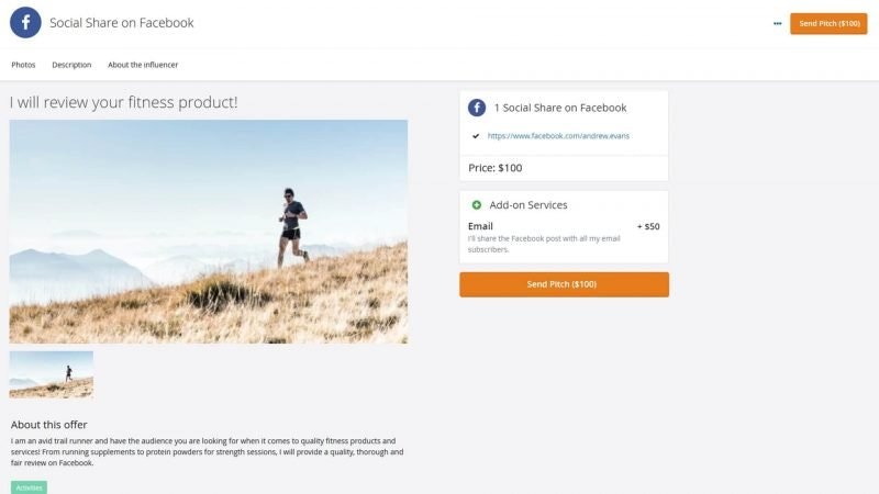 Influencer Offers by Intellifluence gallery image