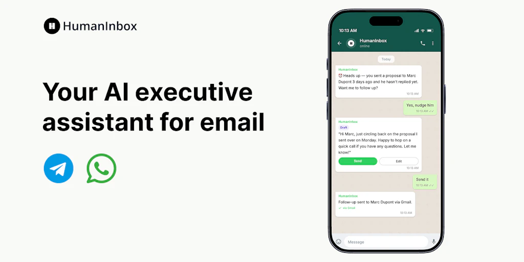HumanInbox:手機上的 AI 電子郵件個人助理