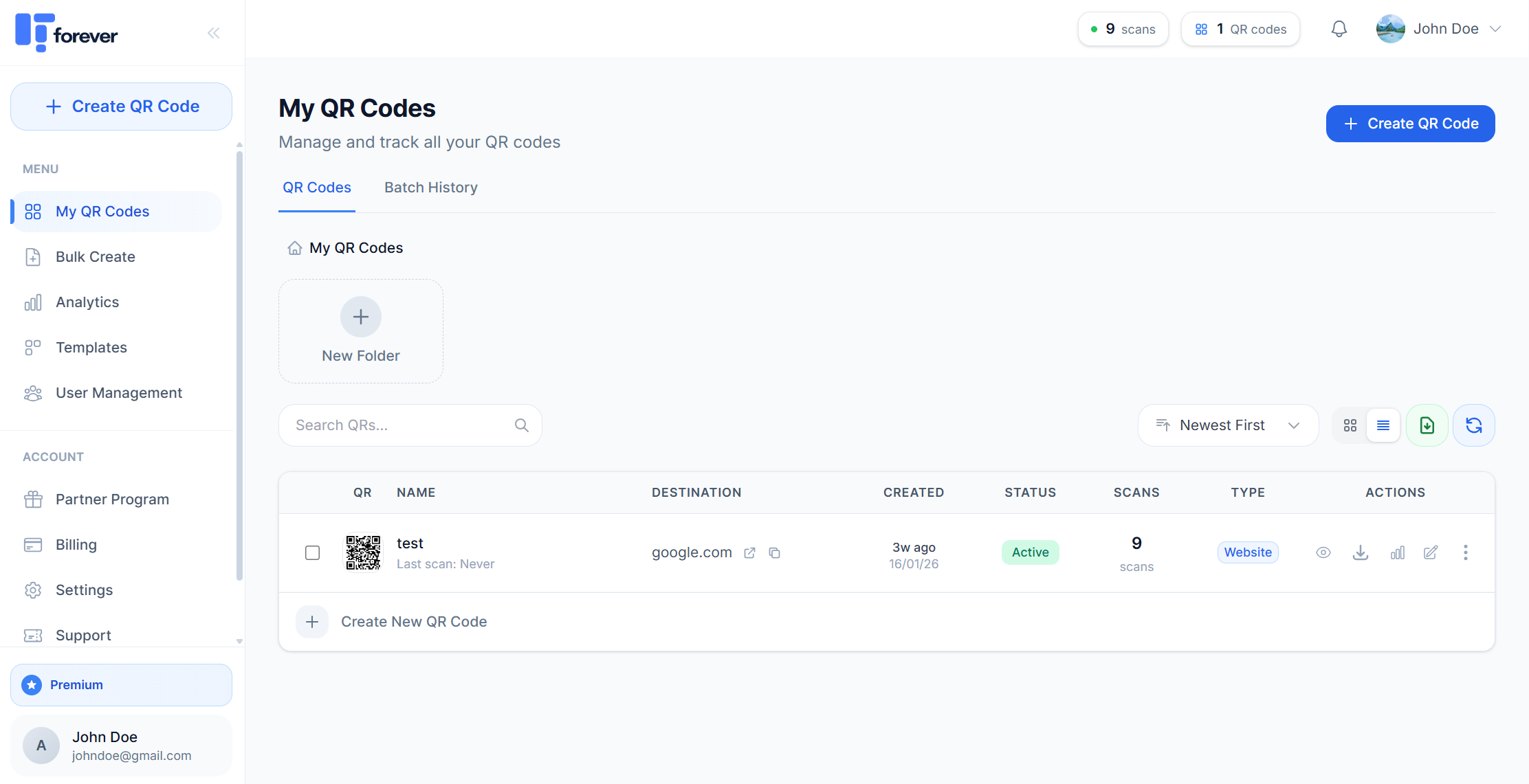 QRForever gallery image