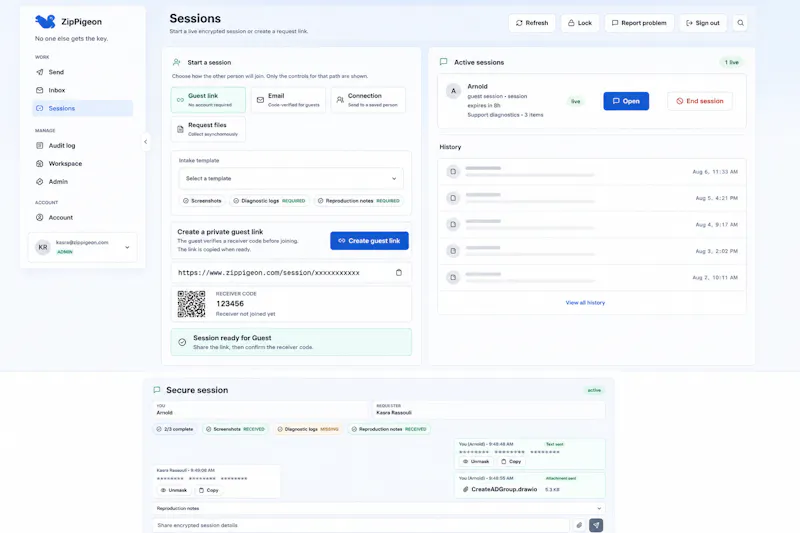 ZipPigeon screenshot 3