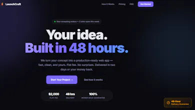 LaunchCraft. UR Idea. Built in 48 Hours. gallery image