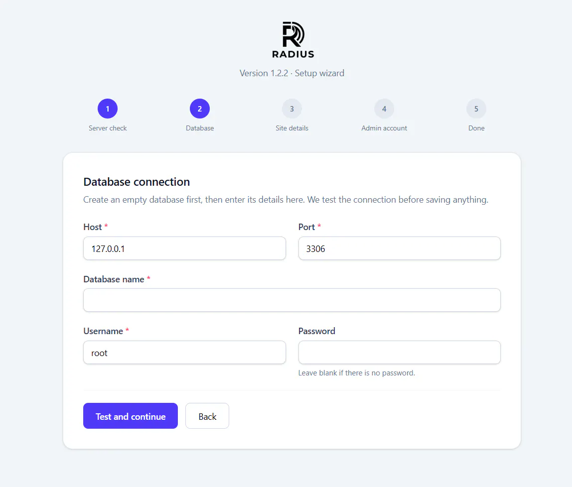 Radius - a self-hosted CMS and eCommerce gallery image
