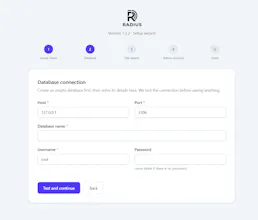 Radius - a self-hosted CMS and eCommerce gallery image