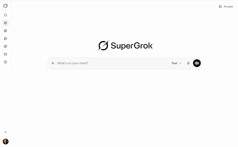 Grok 4.5 screenshot 2