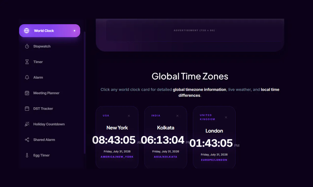 Free clocks, timers & shared alarms. gallery image