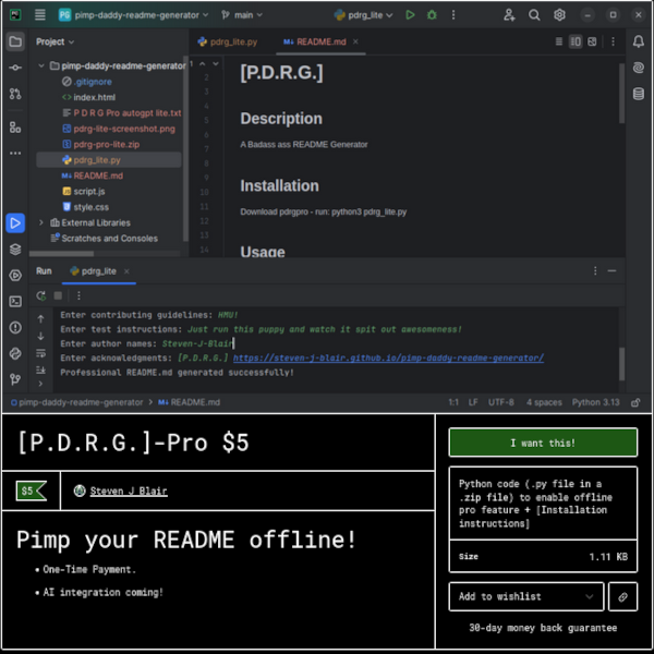 [P.D.R.G.] Pimp-Daddy-README-Generator gallery image