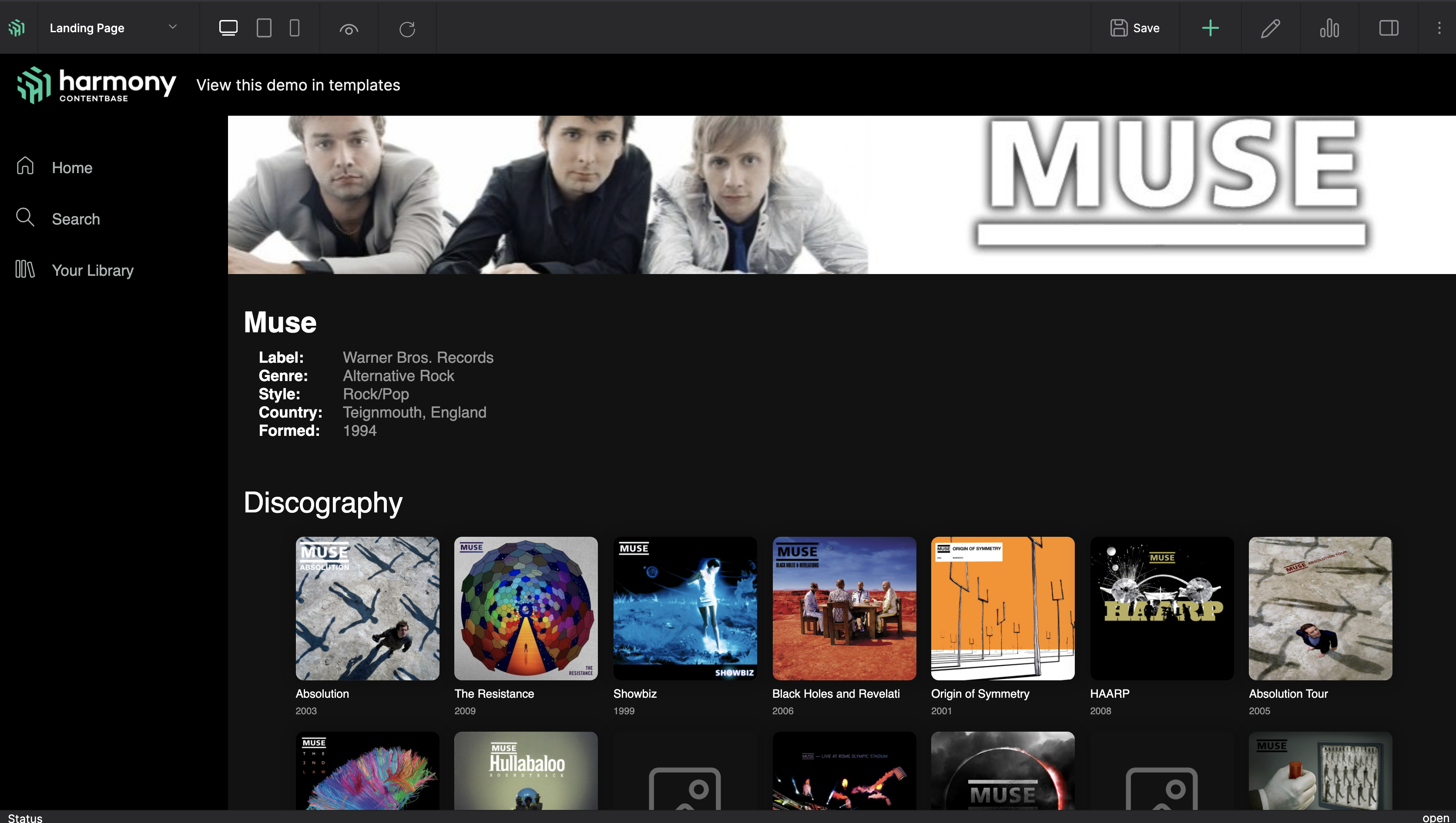 Harmony ContentBase gallery image