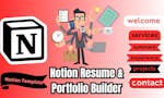 Notion Resume & Portfolio Builder image