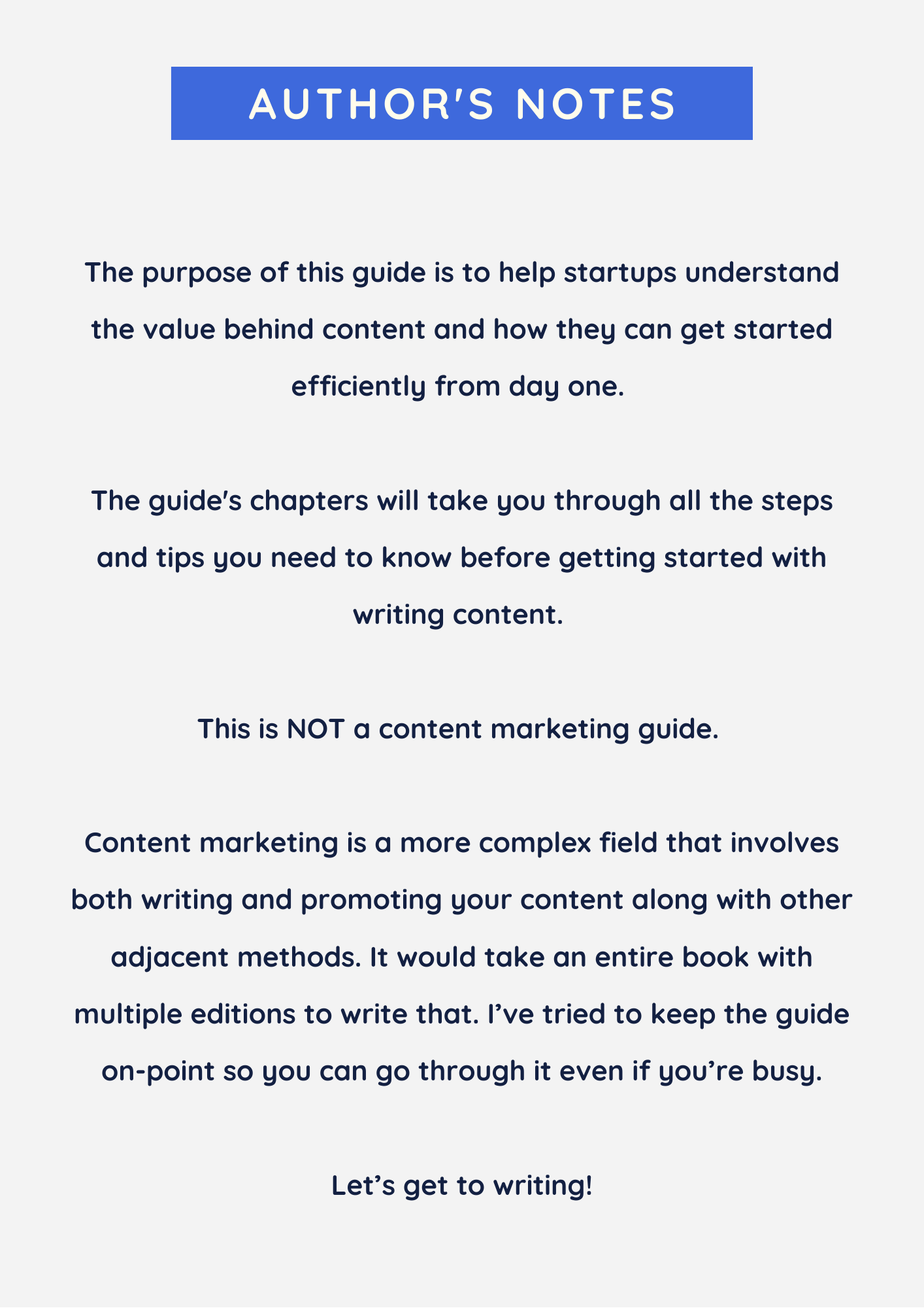 Content Writing Guide for Startups gallery image