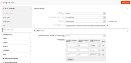 Auto Customer Group Switching gallery image