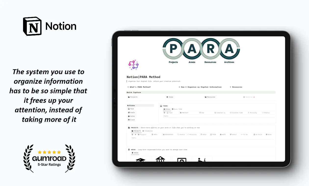 Notion|PARA Method gallery image