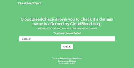 CloudBleedCheck gallery image