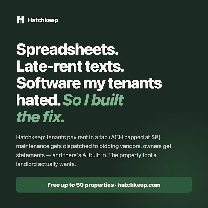 Hatchkeep — Free Property Management  screenshot 21