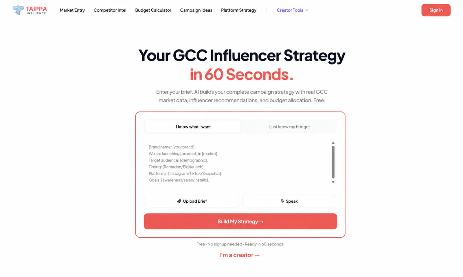 TAIPPA Influence screenshot 1