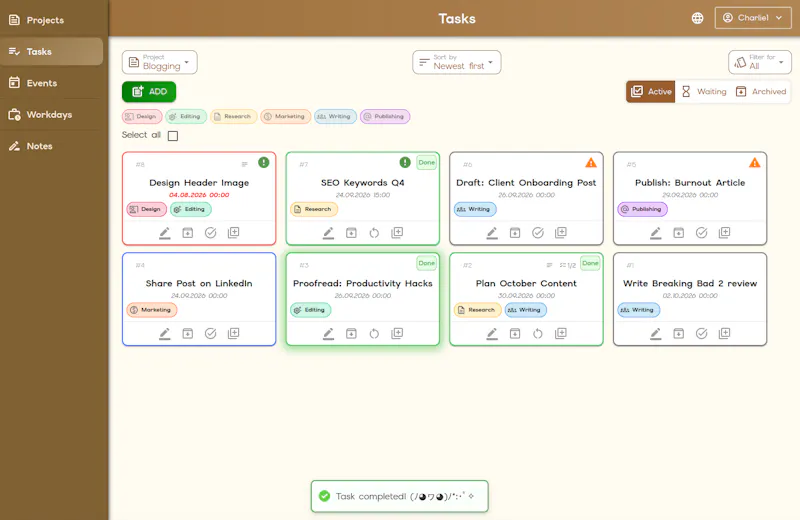 ProtoWork screenshot 1