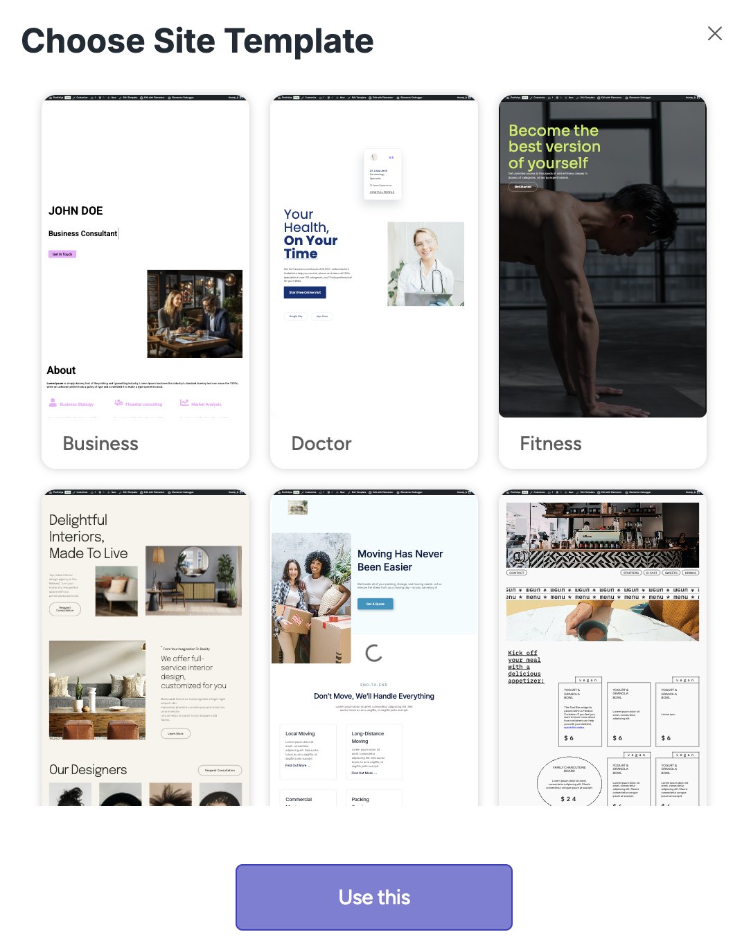 Mídia 2 de Portfólio - Site de portfólio construído em minutos com o Domínio Custom Connect