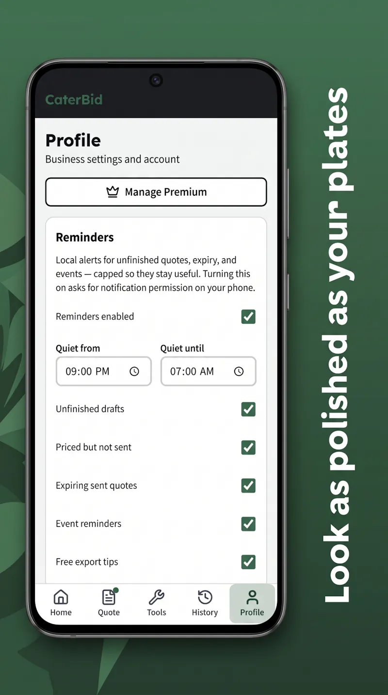 CaterBid screenshot 7