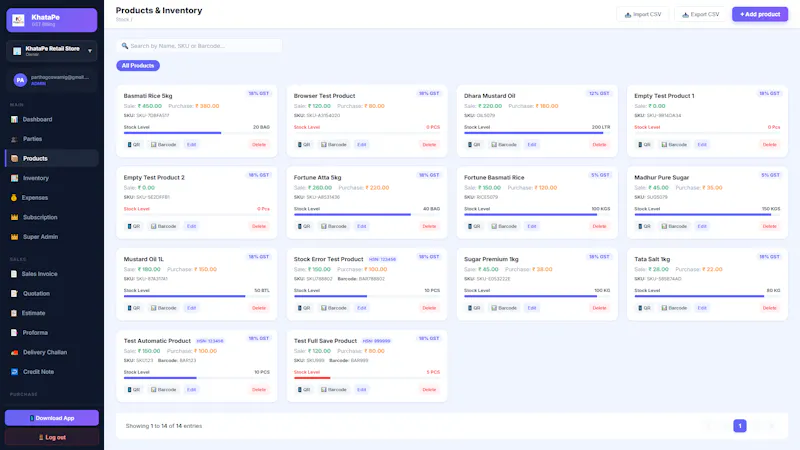 KhataPe — GST Billing Software screenshot 4