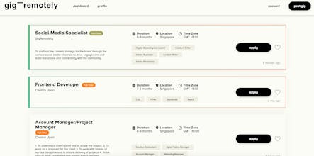 Gigremotely - Find remote gigs globally gallery image