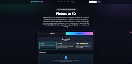 Make3DAI.com — Prompt to 3D in Seconds gallery image