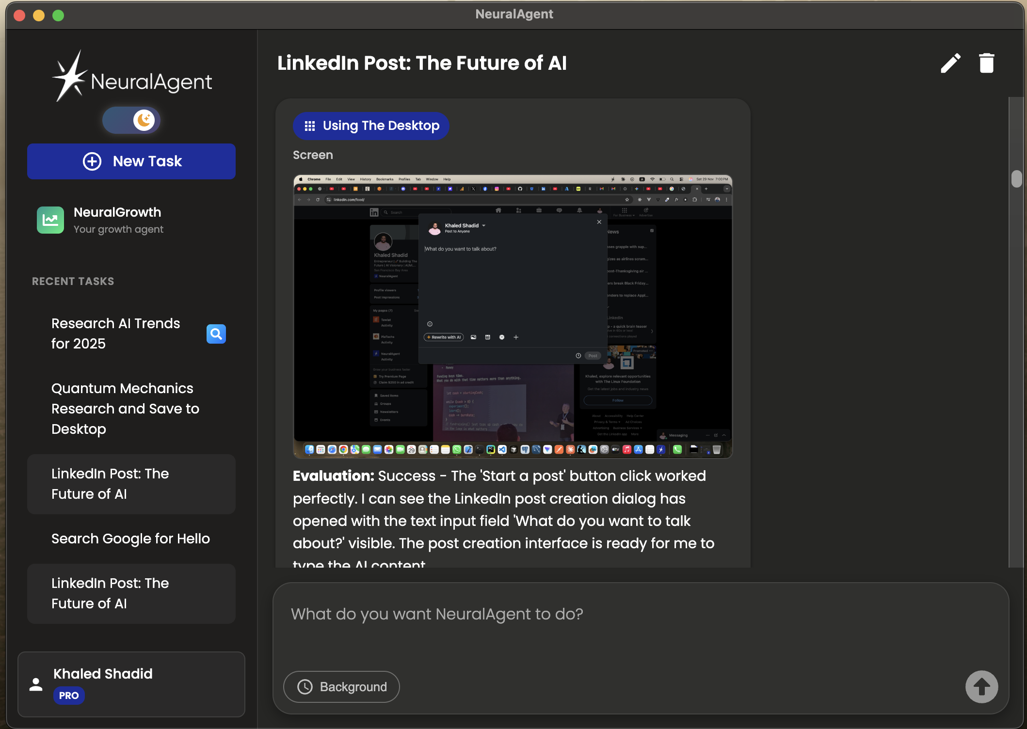 NeuralAgent gallery image
